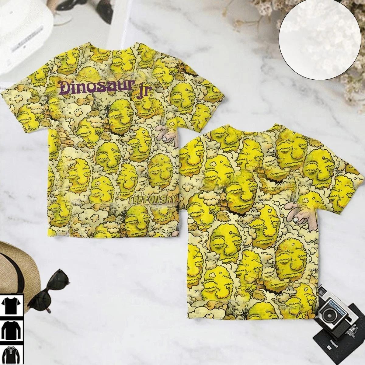 Dinosaur Jr I Bet On Sky Album Cover 3D T-Shirt Polyester New PP2930 M
