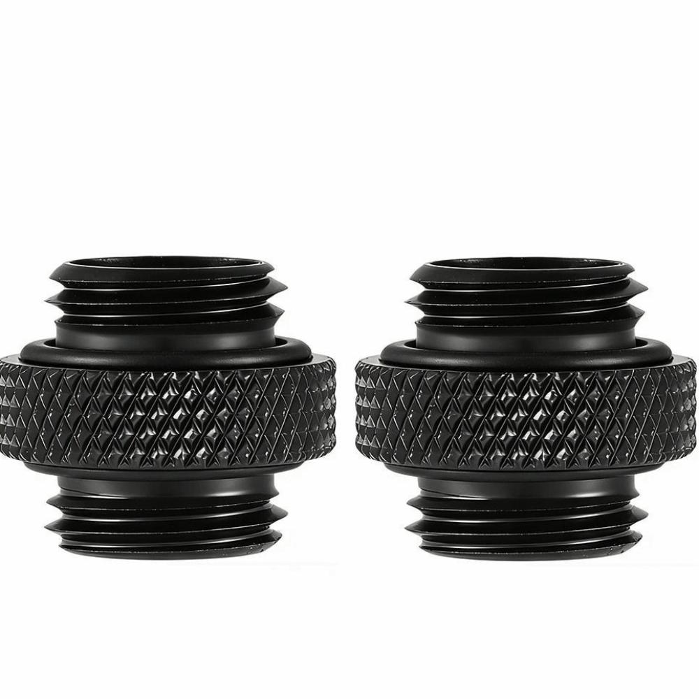 2PCS Short Style Water Cooled Coupler G1/4 Thread Computer System Fitting  Computer Water Cooling 2PCS