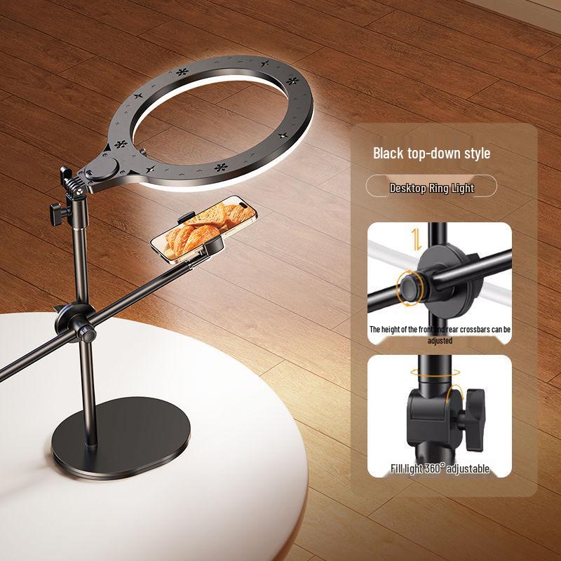 

New Super Bright Desktop & Floor-Standing Full Screen Beauty Light for Live Stream and Broadcast