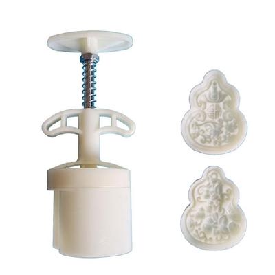 Cute Gourd Shape Mooncake Moulds Mooncake Molds Plastic Material Mooncake Tools