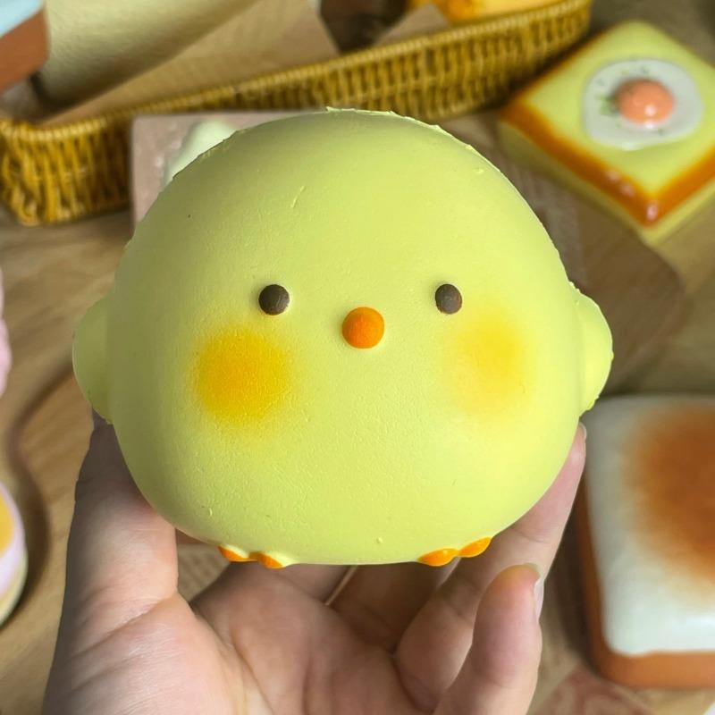 Simulated Bread, Cheese, Slow Rebound, Wet, Soft, Slow Kneading, Music, Stress Relief, Venting, Cute Toy