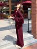 Women's Autumn/Winter Korean Style Loose Hoodie & Wide-Leg Sweatpants Set