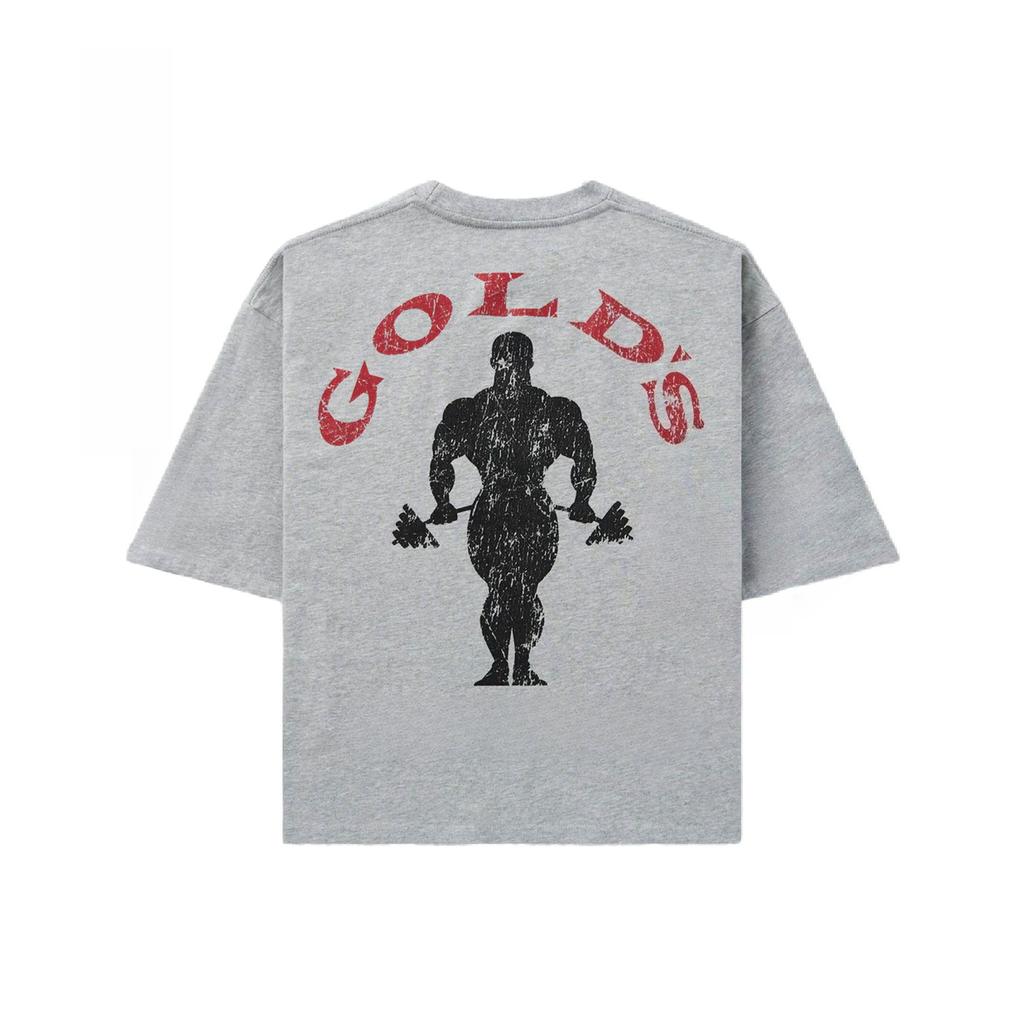 2026 New  New Retro Pattern Pure Cotton Mens and Womens Halfsleeved Tshirt Spring and Autumn Fitness Sports Short Sleeved