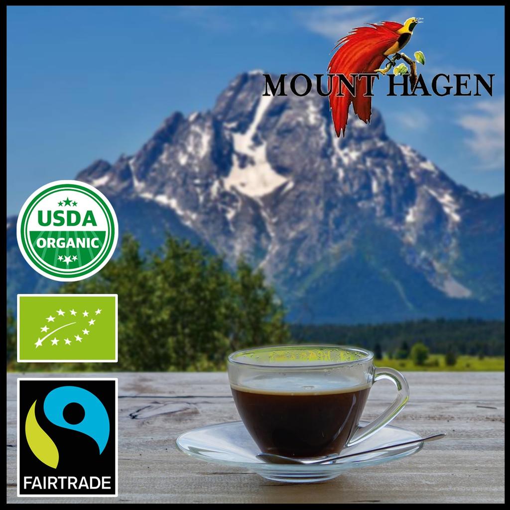 Mount Hagen Organic Fair Trade Instant Coffee Refill Zip Bag 200g