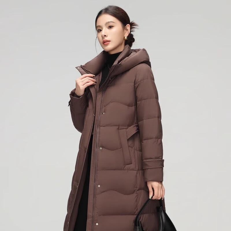 XueZhongFei Women's 2024 Winter Long Down Jacket