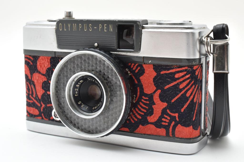 [USED] Olympus Pen EE Half Frame Film Camera D.Zuiko 28mm f/3.5, Washi Custom, From JAPAN