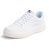 Li Ning Leather Slip Resistant Abrasion Resistant Low top Skateboard Shoes Women's White AGCR470-2