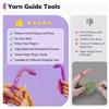 Crochet Helper Tool for Beginners Practical Crochet Accessory Handmade Knitting Knit Craft Diy Tools - Suitable for Home Travel Daily Use High Quality
