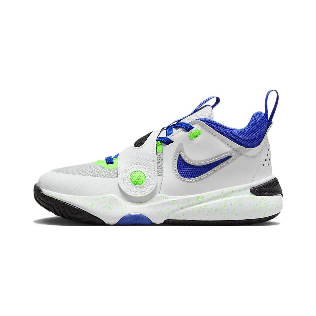 Nike Team Hustle D11 PS  Green Strike Racer Blue  DV8994-101 35