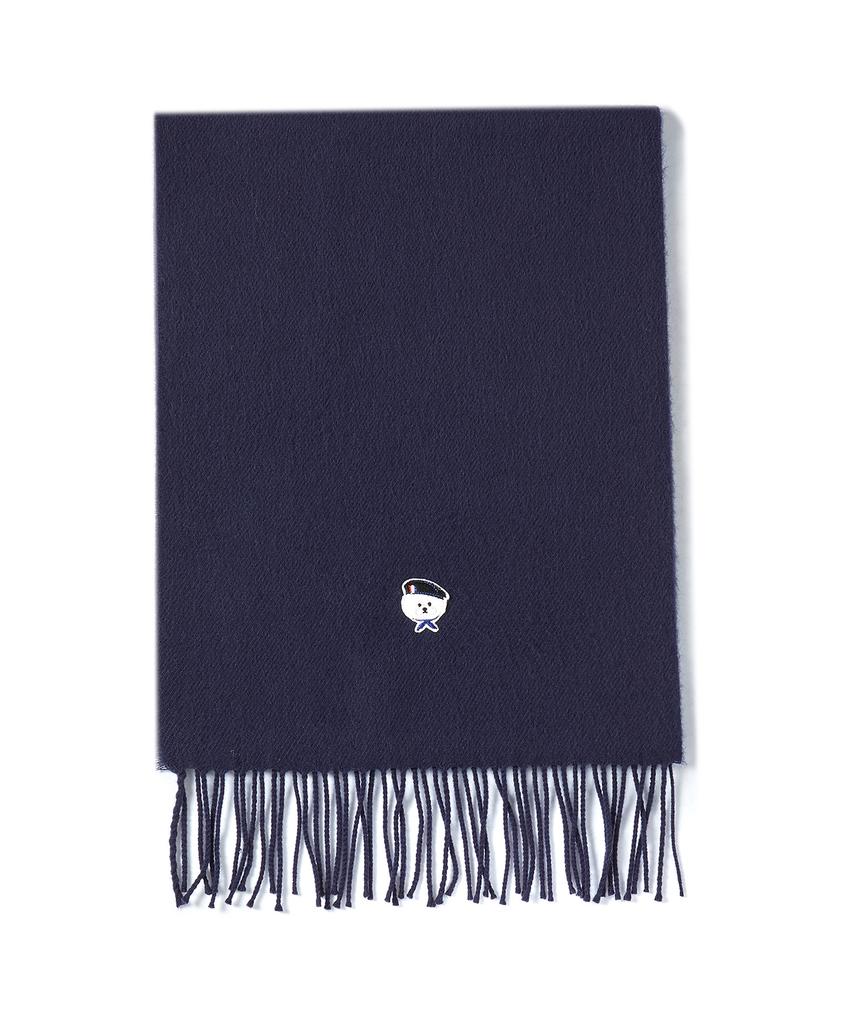 BEYOND CLOSET Ilp Classic Basic Muffler Navy