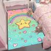 CKawaii Star Rainbow Rug Kids Carpets for Girls Home Living Room Child Rug Bedroom Sofa Doormat Floor Mats Gift