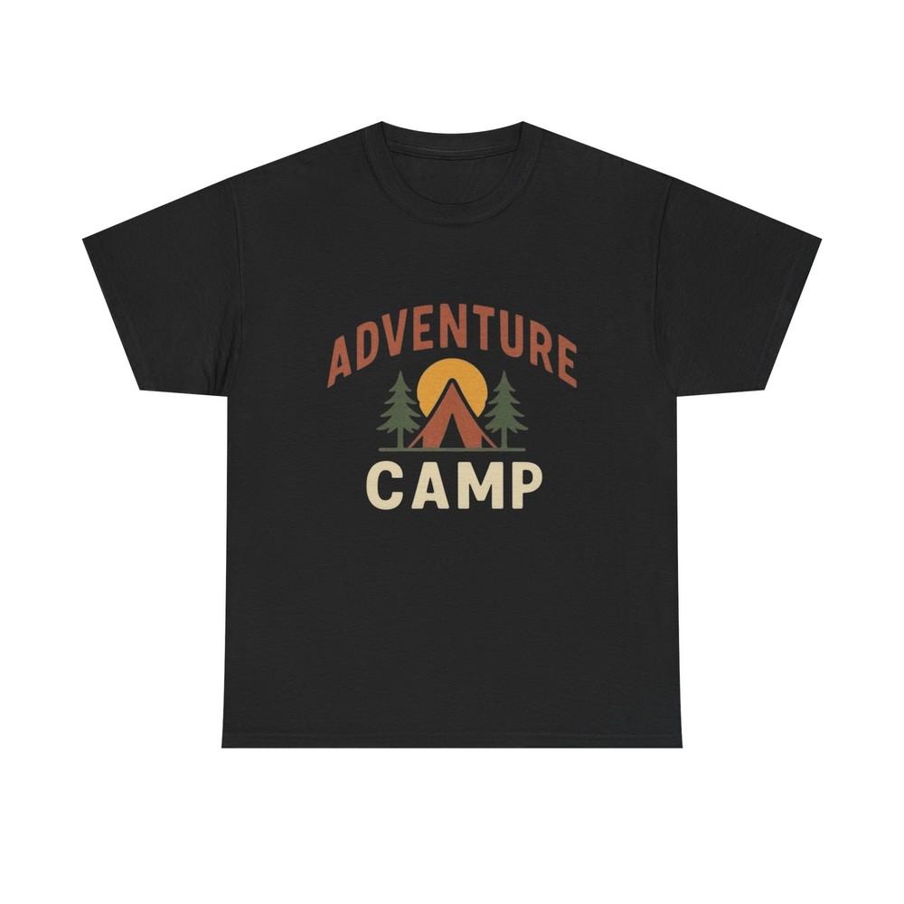 Adventure Camp Graphic T Shirt Unisex Heavy Cotton Tee Unisex T-Shirt Graphic Tee M