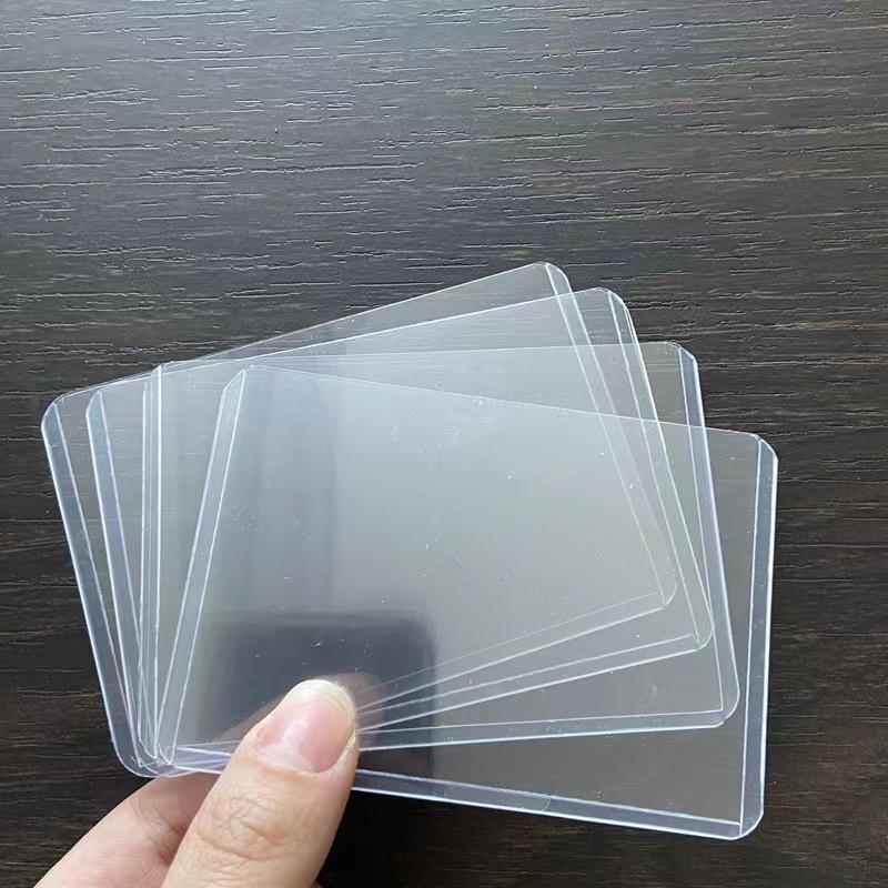 

Корейские протекторы для попкорн-карт высокой прозрачности - 20 микрон плоская защитная пленка для маленьких карт