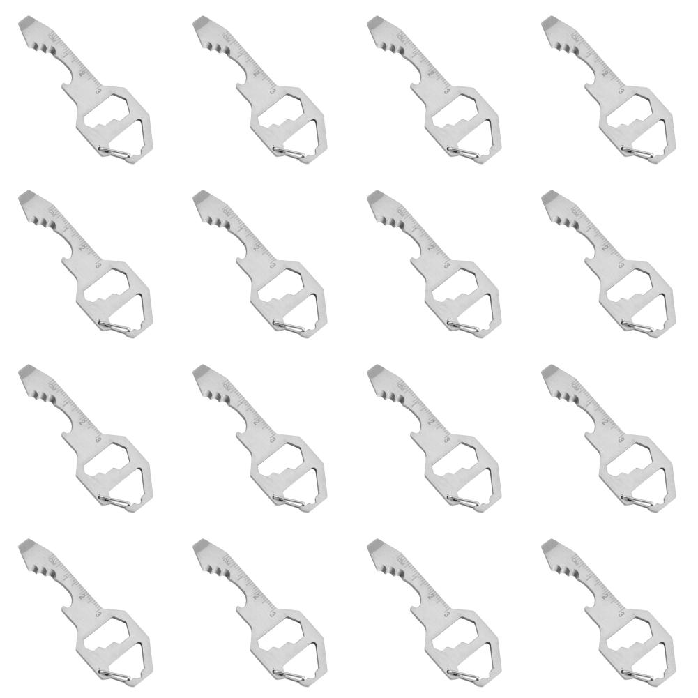 

Bottle Opener Screwdriver Stainless Steel Pocket Gear Multi Tool Keychain