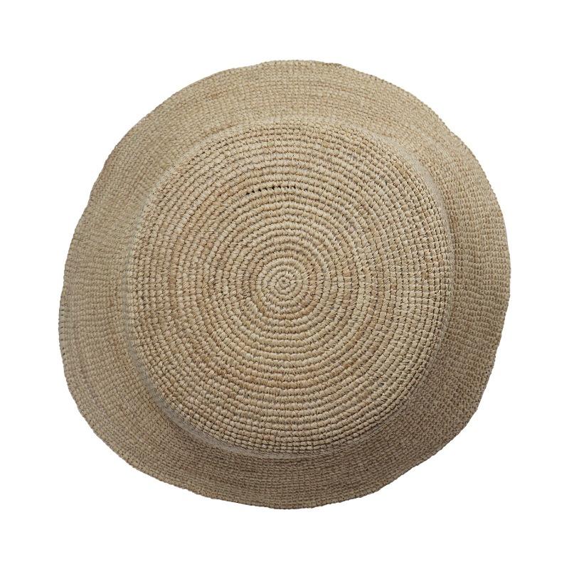 Original Idyllic Sweet Sister Straw Hat Women's Summer Visor Handmade Face Small Woven Straw Hat