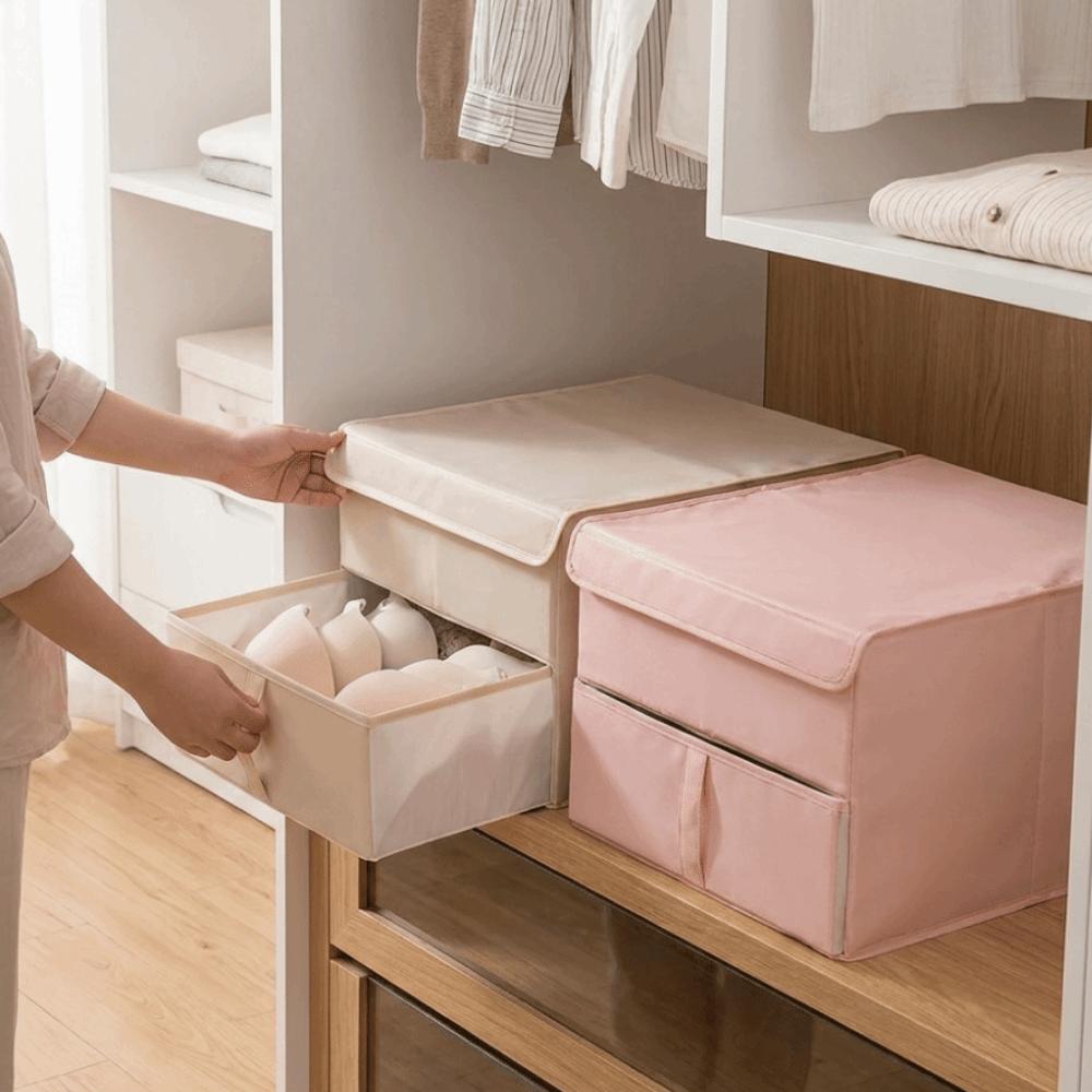 Large Capacity Underwear Storage Box Drawer Type Wardrobe Storage Box  Blanket