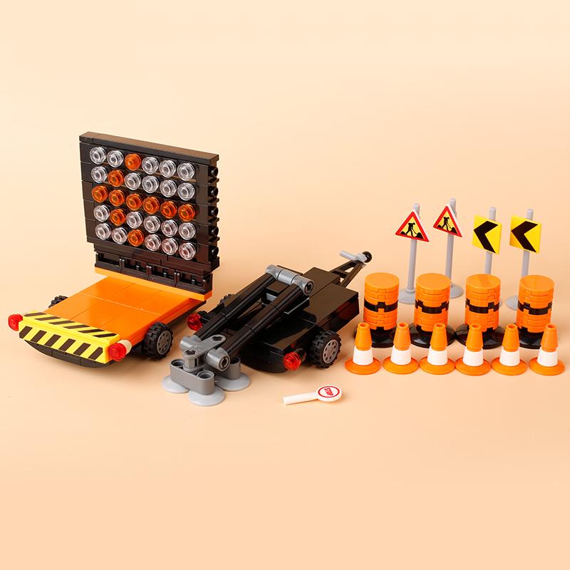 MOC Essensstand Bausteine Telefonzelle Toilette Stadt Straßenszene Pizza Hot Dog Eiswagen DIY Blumenbeet Kirche Steine Spielzeug