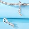 Beads Copper Charms Original Crystal High-Heeled Shoe Pendant Beads Fit Bracelet Jewelry Diy Women Gift Accessory