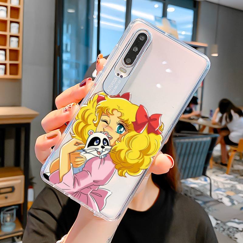 Manga Candy Phone Case for Huawei Honor 8X 10 20 lite 10i 20i 50 60 70 P30 P50 Pro Y5 Y6 Y9 prime Mate 50 Cover