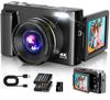 4K Ultra HD Digital Camera with 48MP & Flip Screen - Model R101