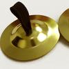 1 Paio Danza del Ventre Ottone Bel Suono Anello Elastico per Dita Compatto e Leggero Anti-caduta Colore Unico Prestazione Rame Superficie Liscia