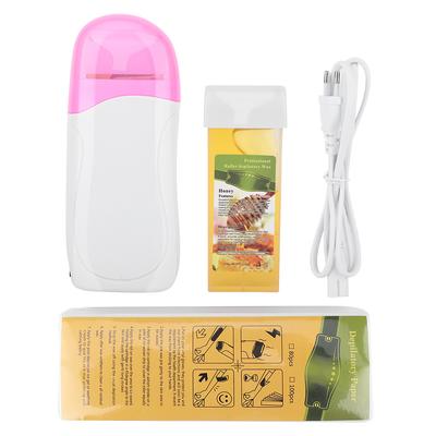 Wax Depilatory Roller Warmer Heater Machine  100pcs Wax Paper+Wax Body Hair Removal Set