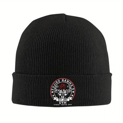 Baki The Grappler Anime Knitted Caps for Women Men Beanies Autumn Winter Hats Japanese Manga Yuujirou Hip Hop Melon Cap