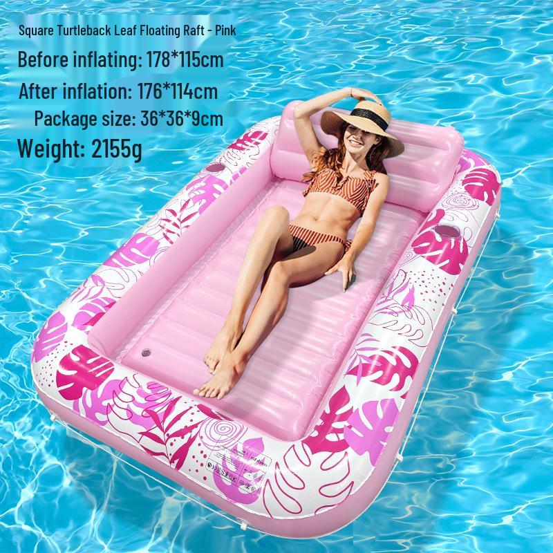 Summer Sunbathing Inflatable Turtle Shell Floating Bed Inflatable Raft