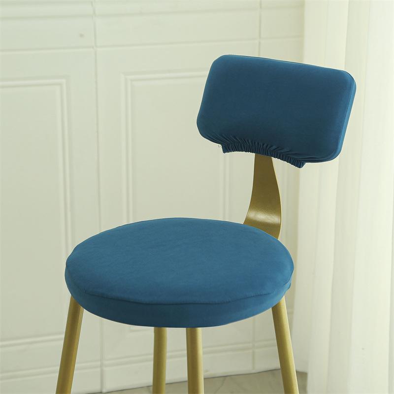 Chair Cover Elastic Universal Round Stool Chair Cover Full Dust Shield Modern Bar Rotating Chair Stool Cover Durable