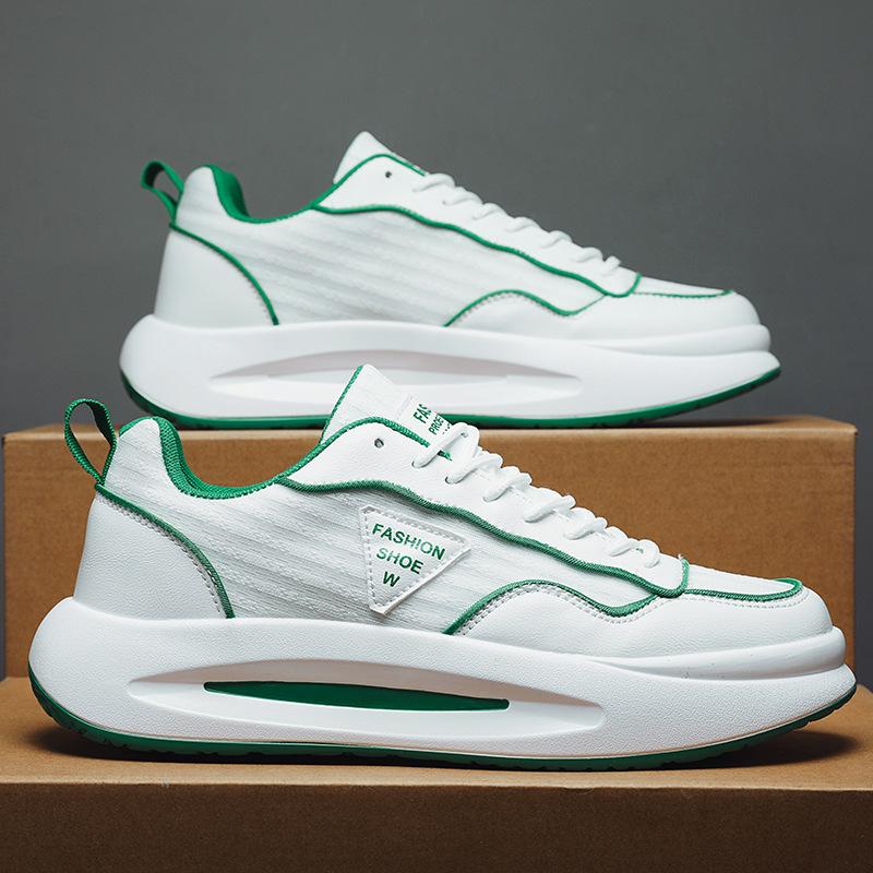 

2025 new cold sticky summer popular mesh breathable casual student board shoes sports shoes thick sole heightening men s shoes 39