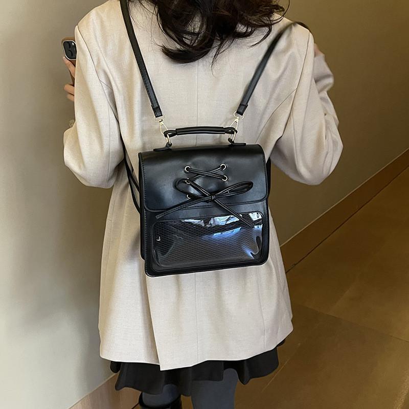 Pu Material School Backpack For Students With Large Capacity And Durable Design For Daily Commuting