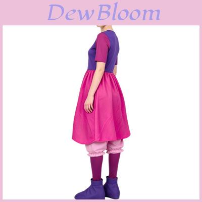 Het Zwaard in de Steen Cosplay Kostuum met Korte Rok en Sokken voor Kostuumfeesten