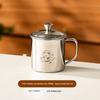 Onlycook 316L Stainless Steel Kids Water Bottle Breakfast Milk Cup Infant Toddler Drinking Cup with Panda Lid 360ml