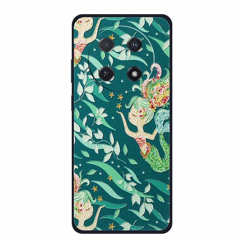 3D Emboss Case For Huawei Nova 14i Phone Case Coque Flowers Silicone Soft Back Cover For Huawei Nova 13i Y91 12i Case Funda Para