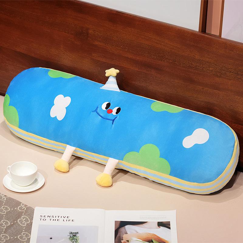 

Большая Длинная Милая Плюшевая Игрушка Сыр Мягкая Мультяшная Кукла Синий Сыр Мягкая Набивная Подушка для Сна Обнимания Декор Кровати Детской Комнаты Подарок на День Рождения 90cm