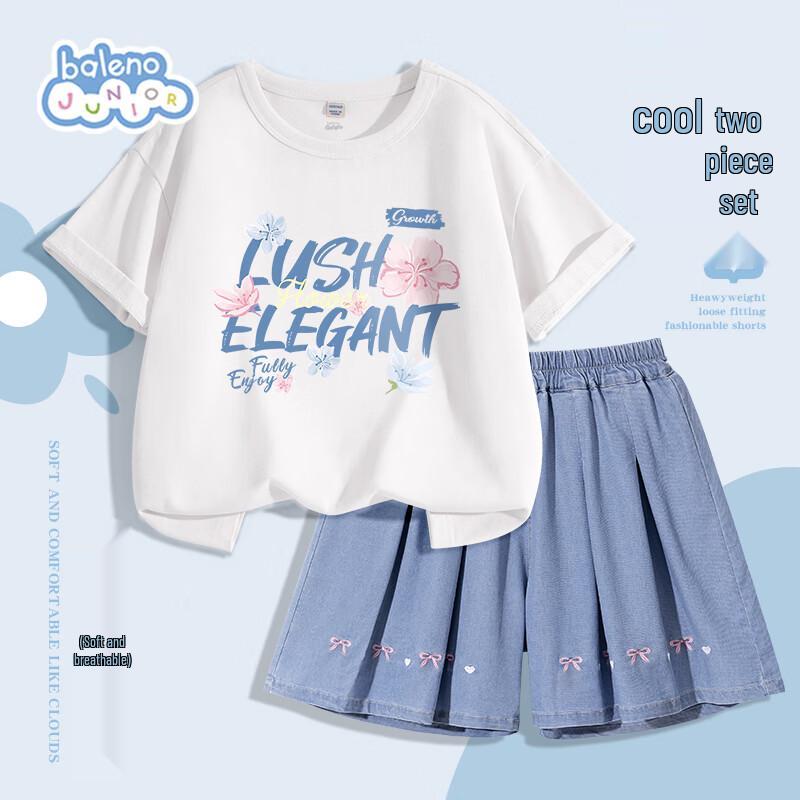 

Baleno Girls Summer T-shirt & Denim Shorts Set 130