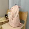 Schultasche Koreanische Version Einfach Einfarbig Mädchen Rucksack Outdoor Freizeit Rucksack Mittelschüler Campus Schultasche Große Kapazität Rucksack