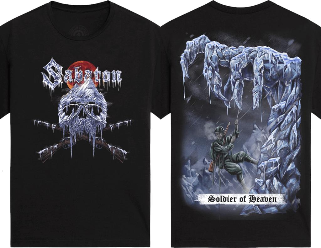 Y2k Streetwear Harajuku Lässige Baumwollkleidung Heavy Metal Band T-Shirt Soldier of Heaven Bedruckte T-Shirts Übergroß Unisex