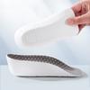 Inner Heightening Insole 2-4cm Lift Pads Soft Cushioned & Breathable with Odor Control, Non-Slip Design 3/4 Length Invisible Lift Pads for Sneakers &