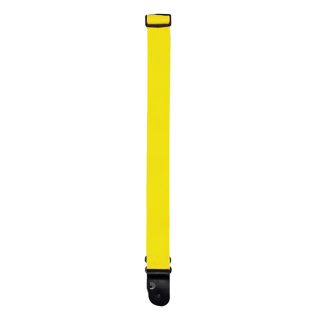 Guitar Strap Guitar Strap Leather End PWS110 Yellow D'Addario Poly-Pro []