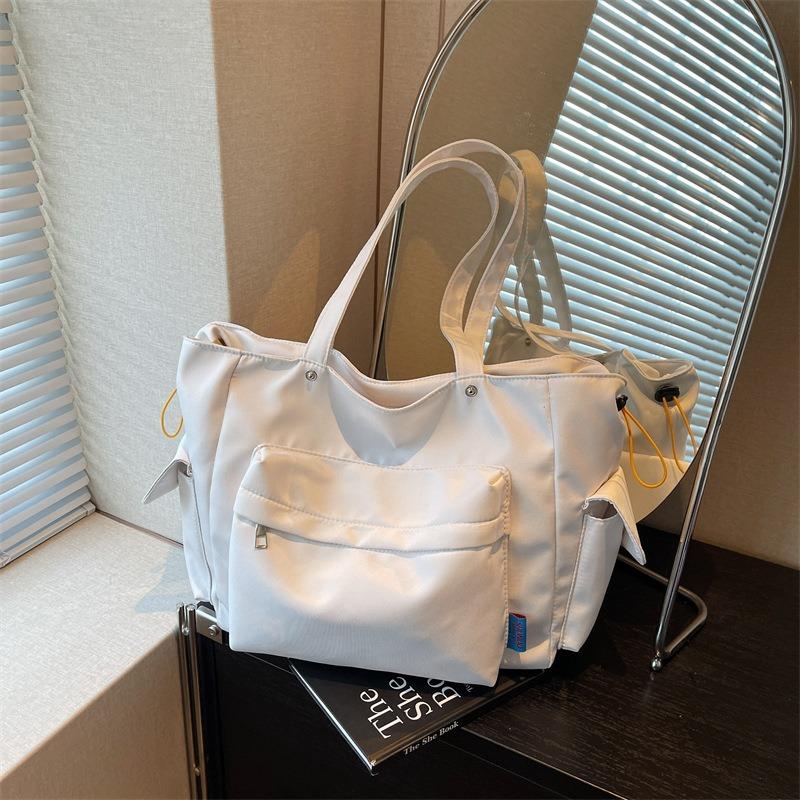 

Летняя новая универсальная повседневная простая холщовая сумка большой вместимости женская сумка-тоут для студентки