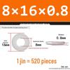 Extra Thick Galvanized Iron Flat Washer, Round, M3-M62