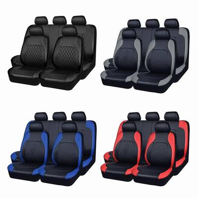 Universelles PU-Leder Autositz 9-teiliges Set - Ganzjahresstil