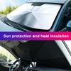 Parasol Protector de coche, Parasol para ventana delantera de coche, cubiertas, Protector solar para coche, accesorios de protección de parabrisas Interior