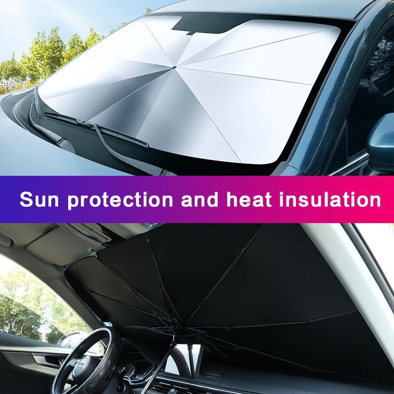 Parasol Protector de coche, Parasol para ventana delantera de coche, cubiertas, Protector solar para coche, accesorios de protección de parabrisas Interior