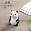Korean Cartoon Ceramic Pepper Bottle Hand Painted Panda Cruet Condiment Bottle Salt Spice Shaker Home Kitchen Decorate Supplies