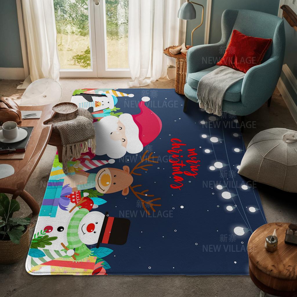 Koberec ke vchodu do domu Rohožka ke dveřím do domu Obývací pokoj Vana Koupelna Protiskluzové koberce s absorpcí vody vana Veselé Vánoce zima