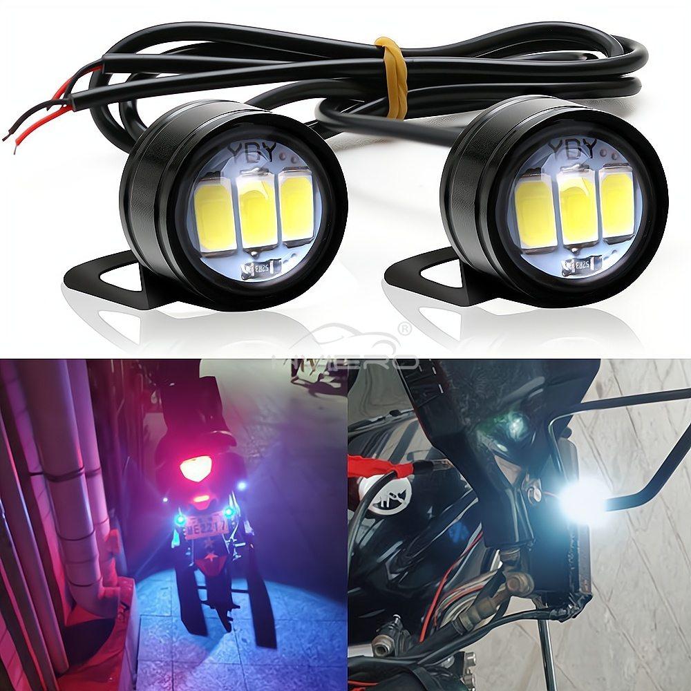 Car Eagle Eye Mirror Lights DRL Backup Bulbs Auto Motor Led Turn Signal Reverse Parking Brake Trunk Lamping Daylight Waterproof Dome Lights 6