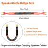 4 x 19cm Speaker Jumper HIFI Speaker Cables with 24k Gold Plated Pure Copper Flexible and Easy to Improves Sound Quality UCINNOVATE Cables, Plugs,