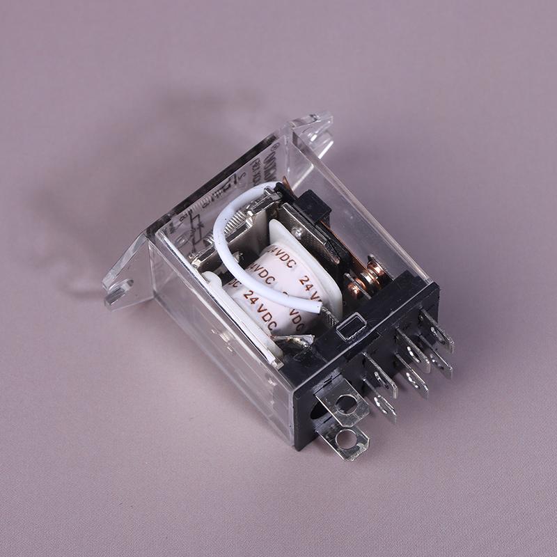 Jqx-13F Hh62P Silnoproudové Relé Cívka Všeobecné Dpdt Mikro Mini Elektromagnetický Reléový Spínač Se Zásuvkovým Základem Ac220V Dc12V24V